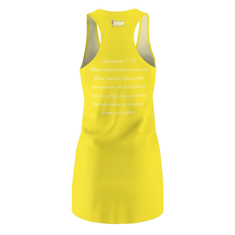 Christ The King Racerback Dress Yellow-KVOM