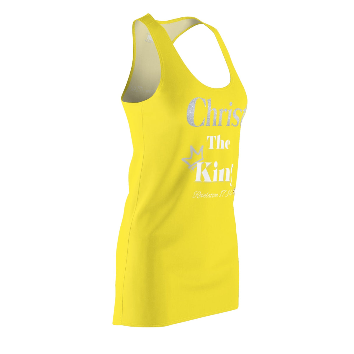 Christ The King Racerback Dress Yellow-KVOM