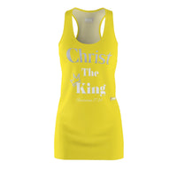 Christ The King Racerback Dress Yellow-KVOM