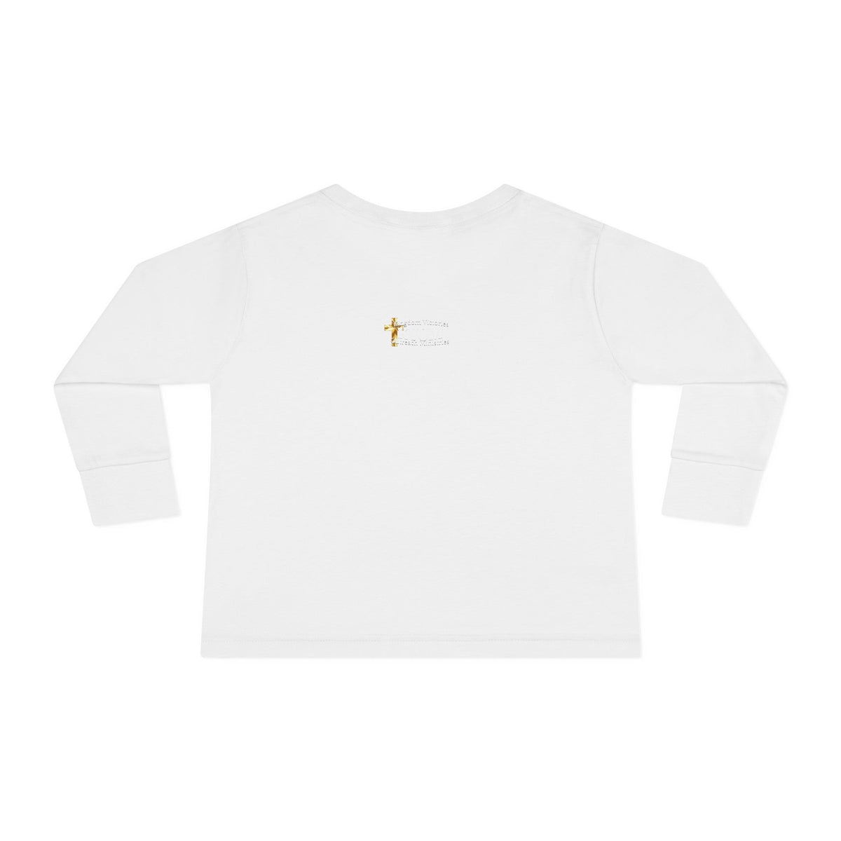 Christ The King Toddler Long Sleeve Tee-Children's Clothing-KVOM