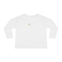 Christ The King Toddler Long Sleeve Tee-Children's Clothing-KVOM