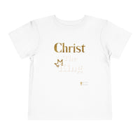 Christ The King Toddler Short Sleeve Tee-Children's Clothing-KVOM