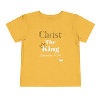 Christ The King Toddler Short Sleeve Tee-Children's Clothing-KVOM