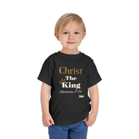 Christ The King Toddler Short Sleeve Tee-Children's Clothing-KVOM