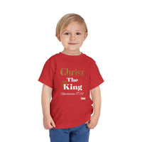 Christ The King Toddler Short Sleeve Tee-Children's Clothing-KVOM