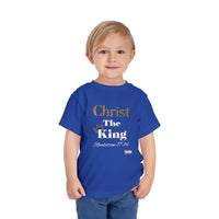 Christ The King Toddler Short Sleeve Tee-Children's Clothing-KVOM