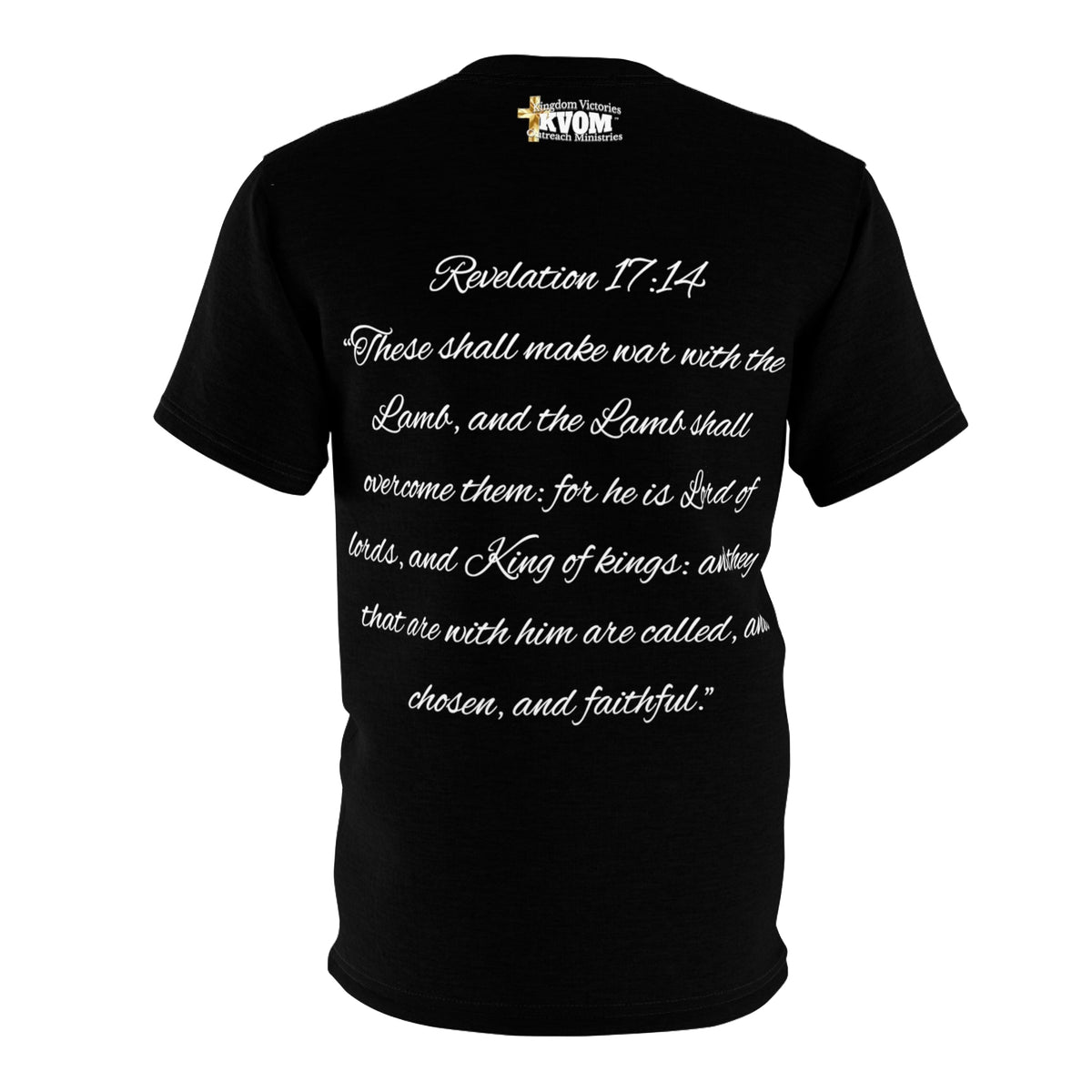 Christ The King Unisex T-Shirt, Black & Gold-KVOM