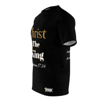 Christ The King Unisex T-Shirt, Black & Gold-KVOM