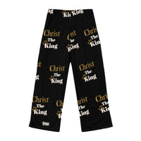 Christ The King Women's Comfy Pants, Black & Gold-KVOM