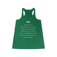 Christ The King Women's Flowy Racerback Tank-KVOM