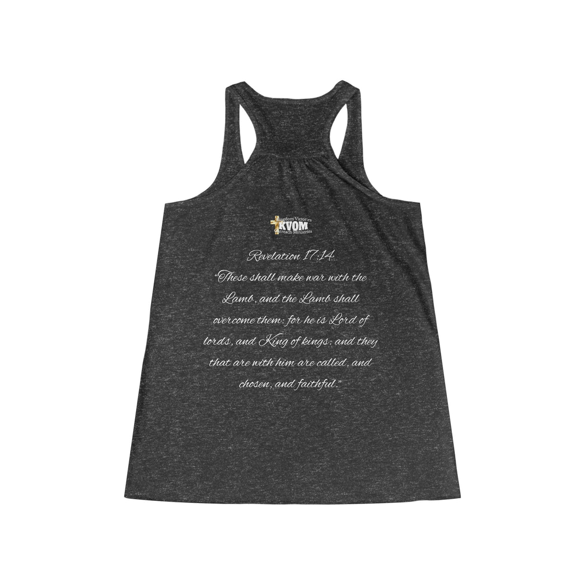 Christ The King Women's Flowy Racerback Tank-KVOM