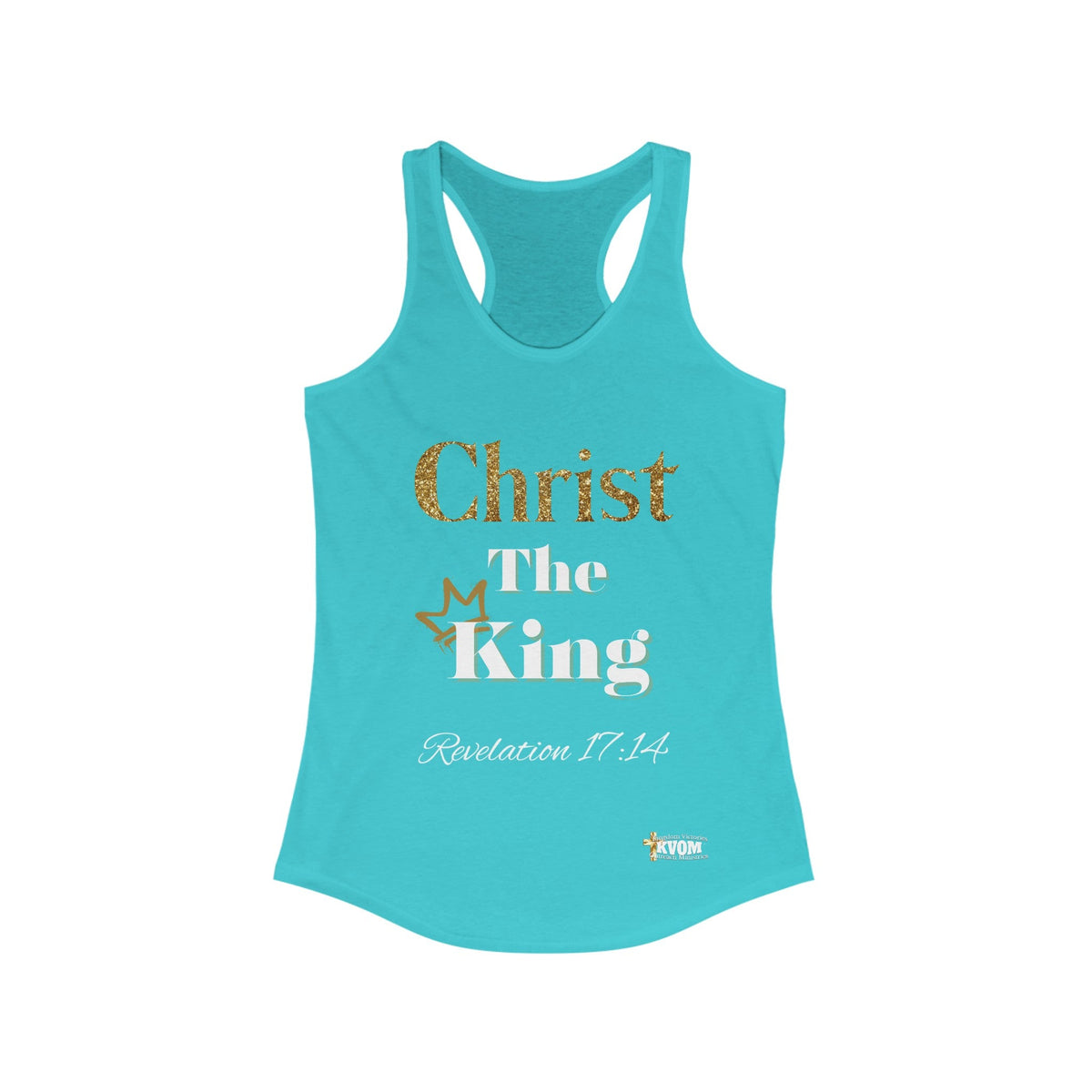 Christ The King Women's Racerback Tank-KVOM