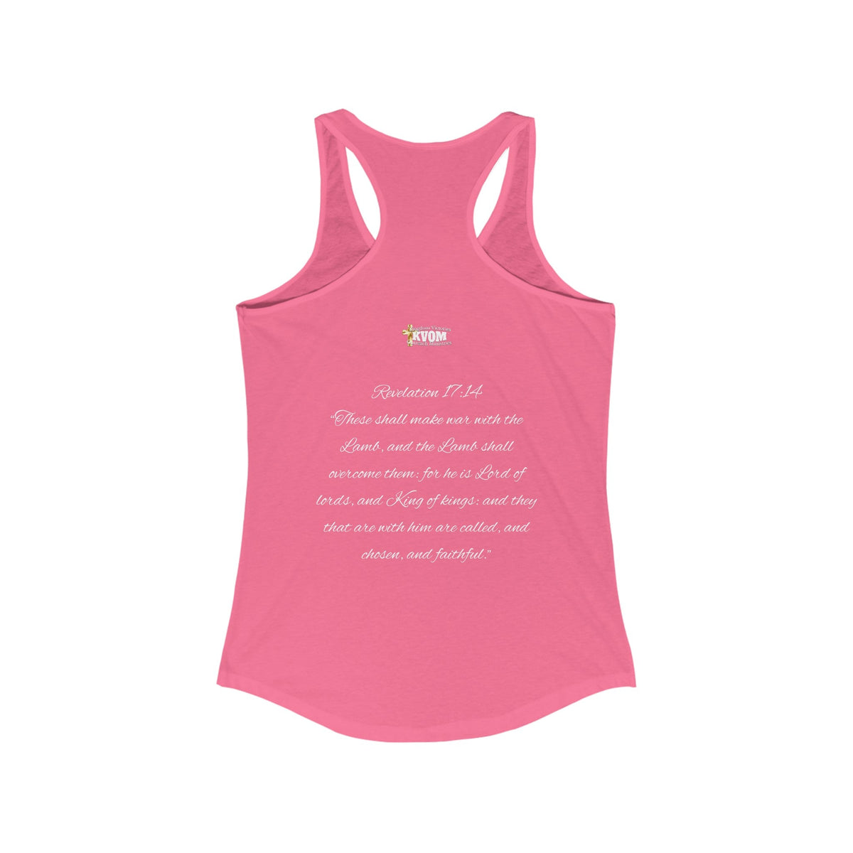 Christ The King Women's Racerback Tank-KVOM