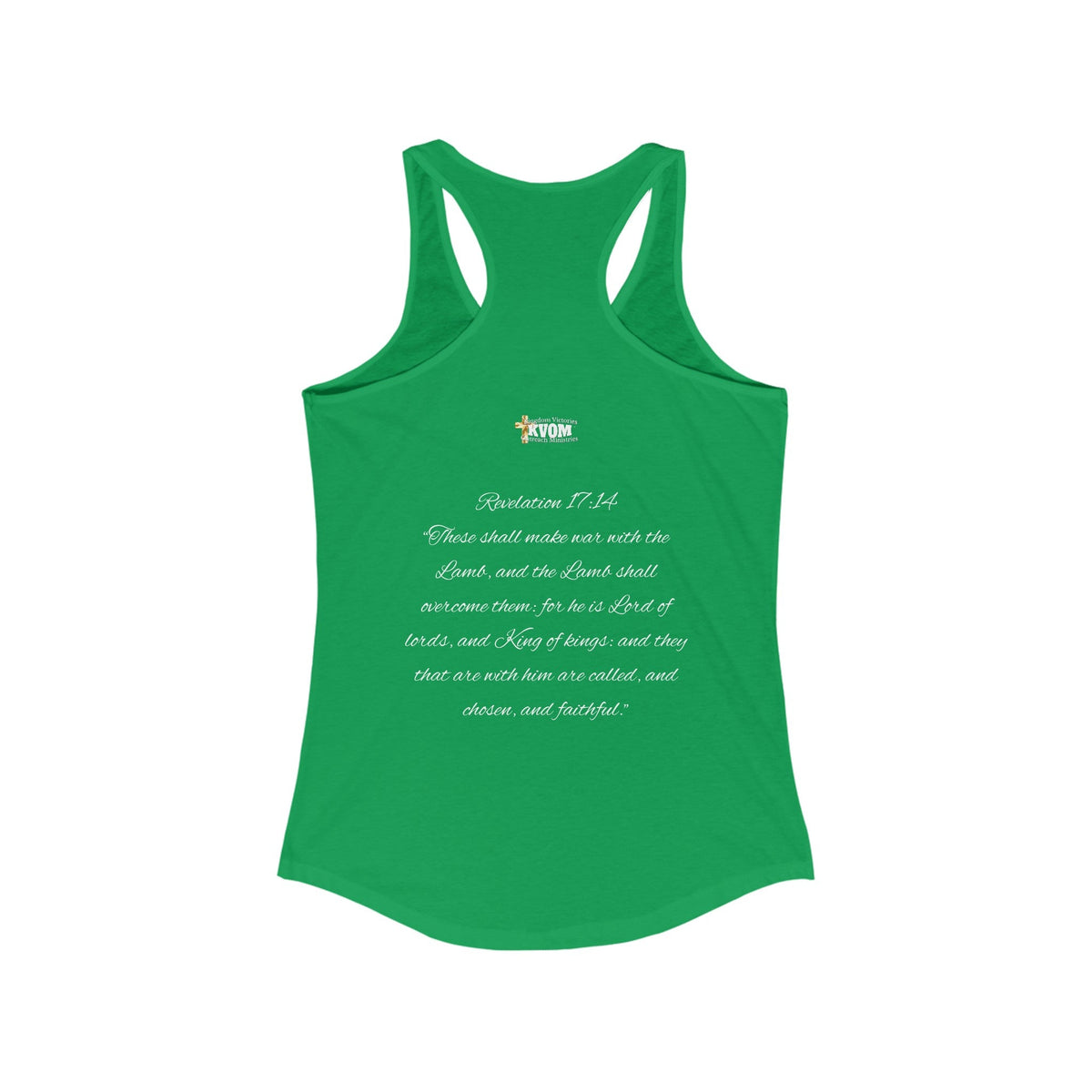 Christ The King Women's Racerback Tank-KVOM