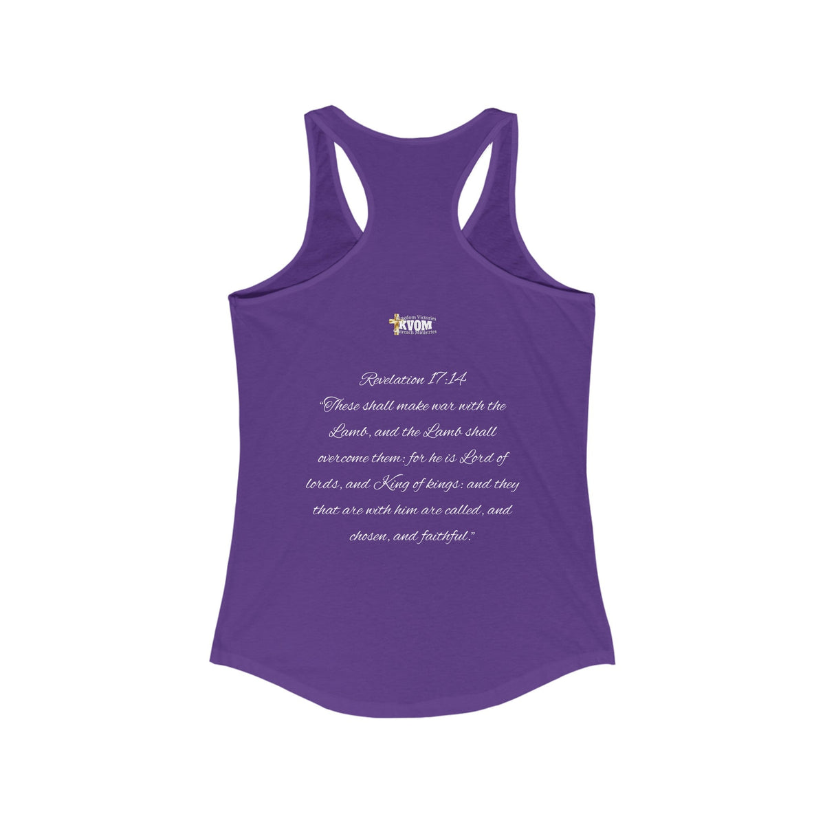 Christ The King Women's Racerback Tank-KVOM