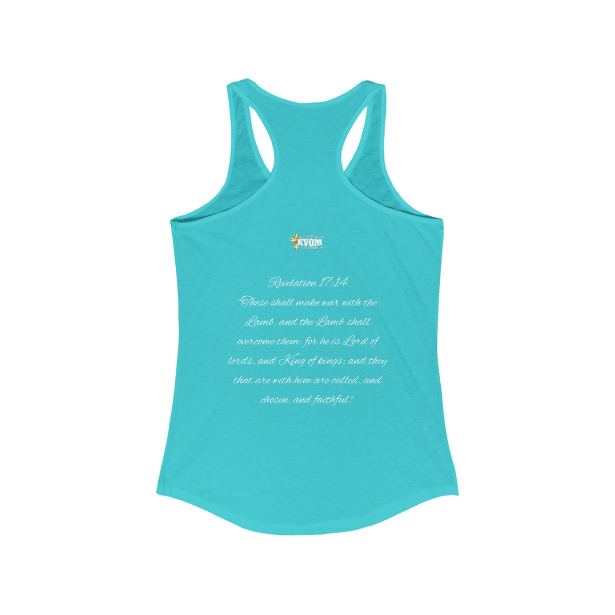 Christ The King Women's Racerback Tank-KVOM