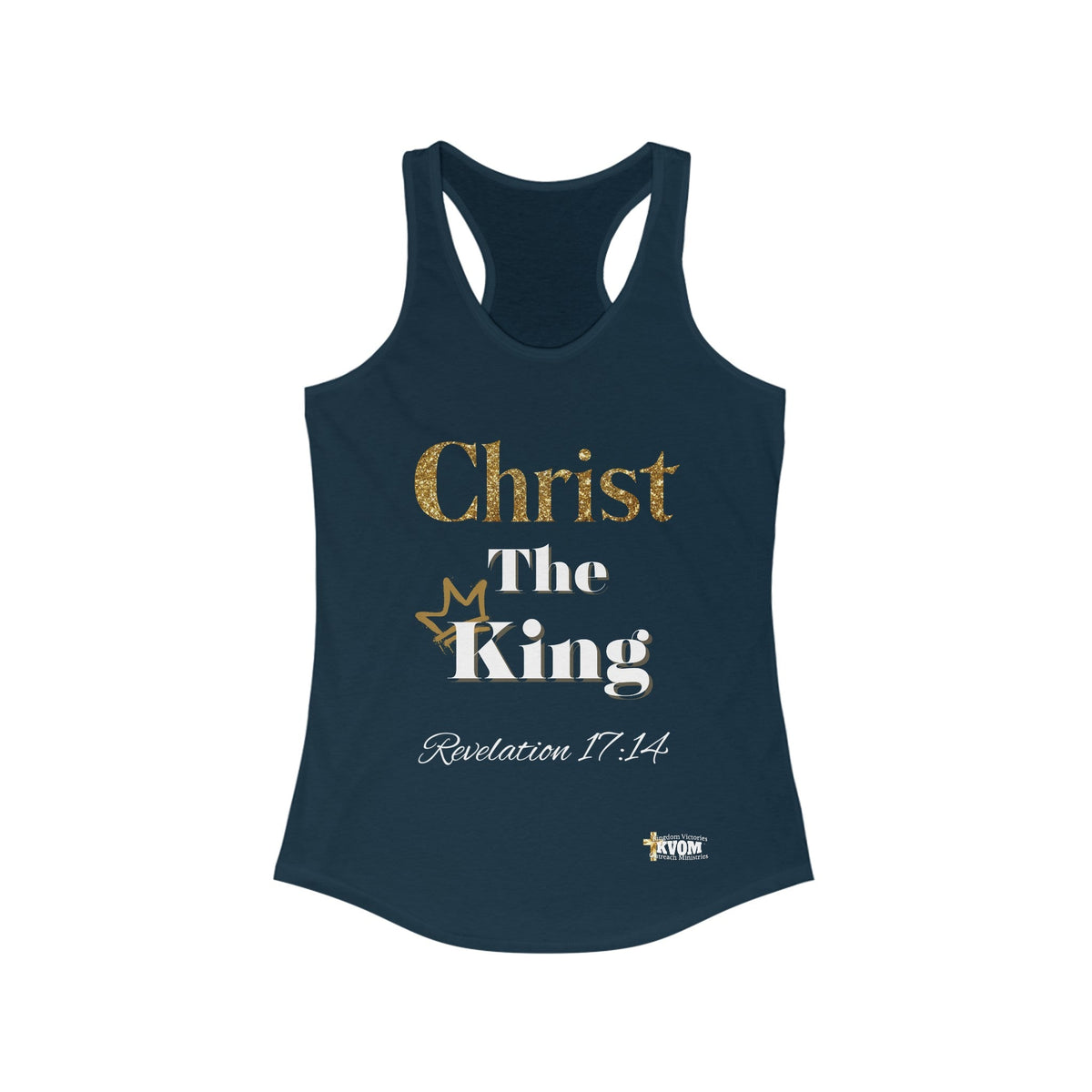 Christ The King Women's Racerback Tank-KVOM