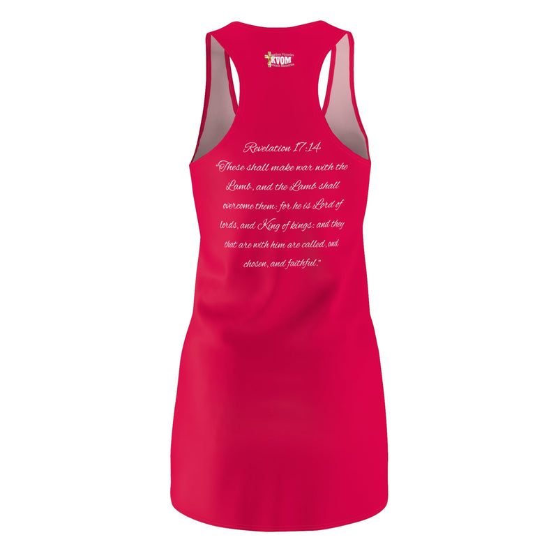 Christ the King Racerback Dress Hot Pink-KVOM