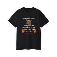 Don't Ever Look Down Unisex Relaxed T-Shirt BLK Fist-KVOM