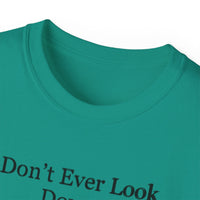 Don't Ever Look Down Unisex Relaxed T-Shirt BLK Fist-KVOM