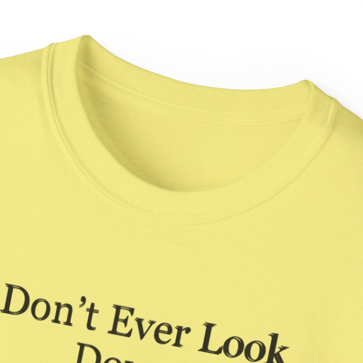 Don't Ever Look Down Unisex Relaxed T-Shirt BLK Fist-KVOM