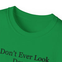 Don't Ever Look Down Unisex Relaxed T-Shirt BLK Fist-KVOM