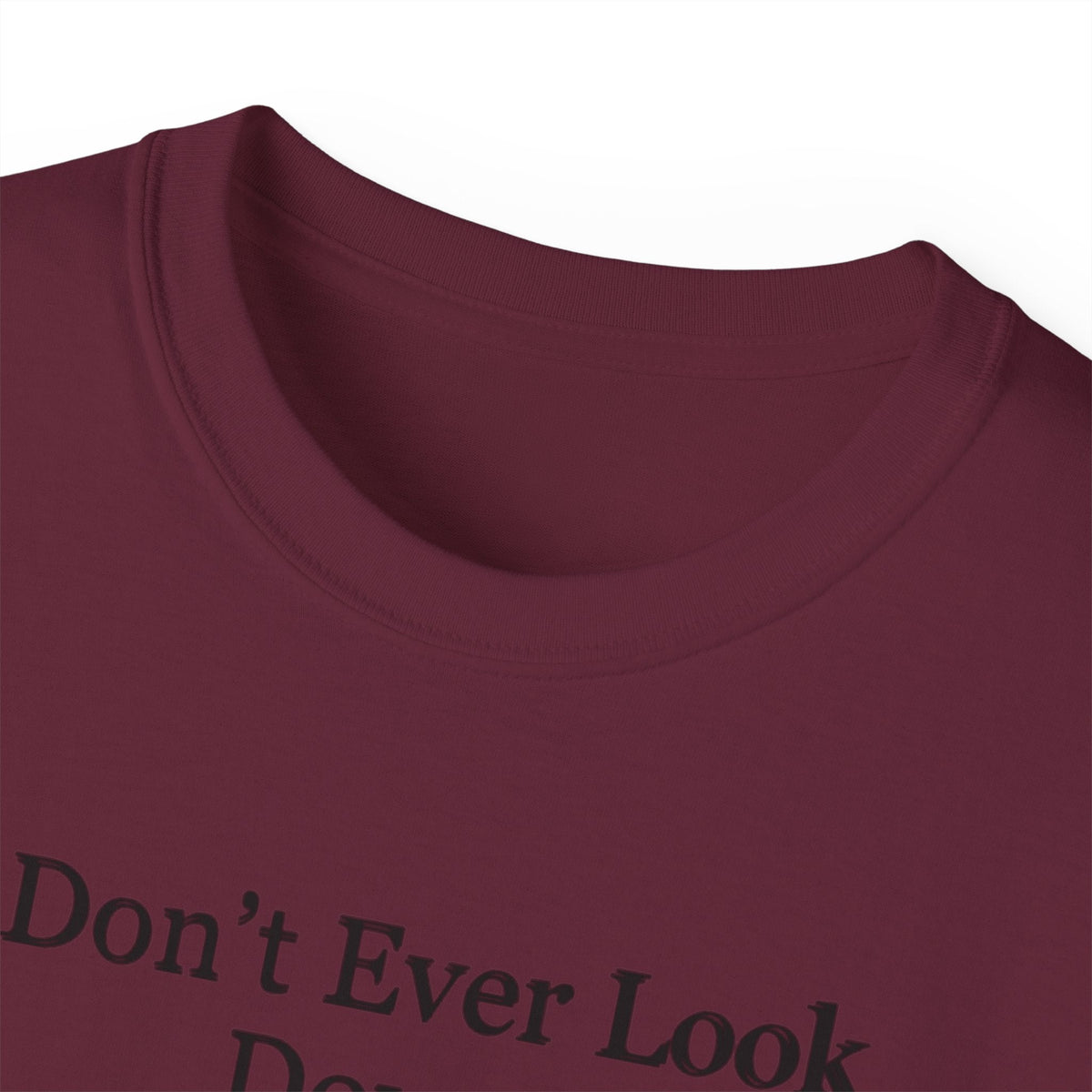 Don't Ever Look Down Unisex Relaxed T-Shirt BLK Fist-KVOM