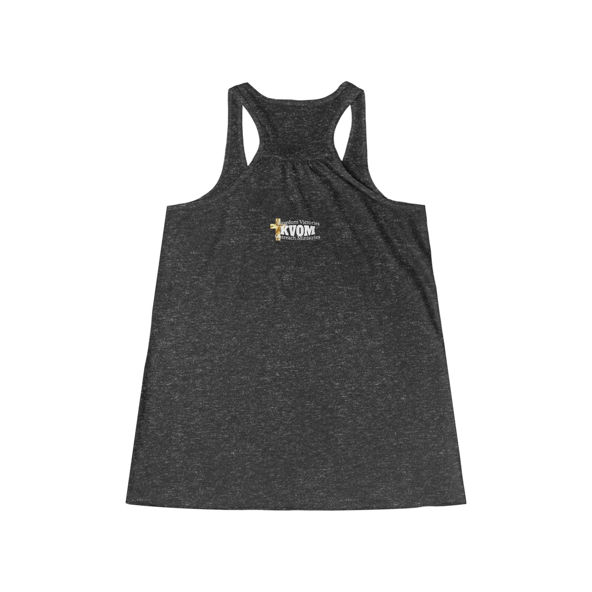 Don't Ever Look Down Women's Flowy Racerback Tank BLK Fist-KVOM