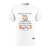 Don't Ever Look Down..Satan Under Feet Unisex T-Shirt-KVOM