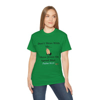 Don't Mess With Me..Jesus On Speed Dial Unisex T-Shirt-KVOM