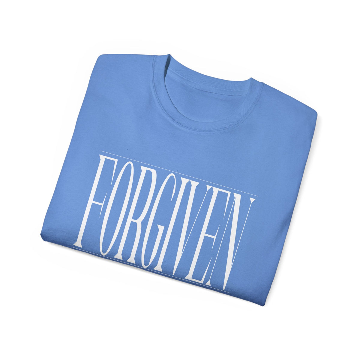 FORGIVEN "Stretched" Unisex T-Shirt, White Print-KVOM