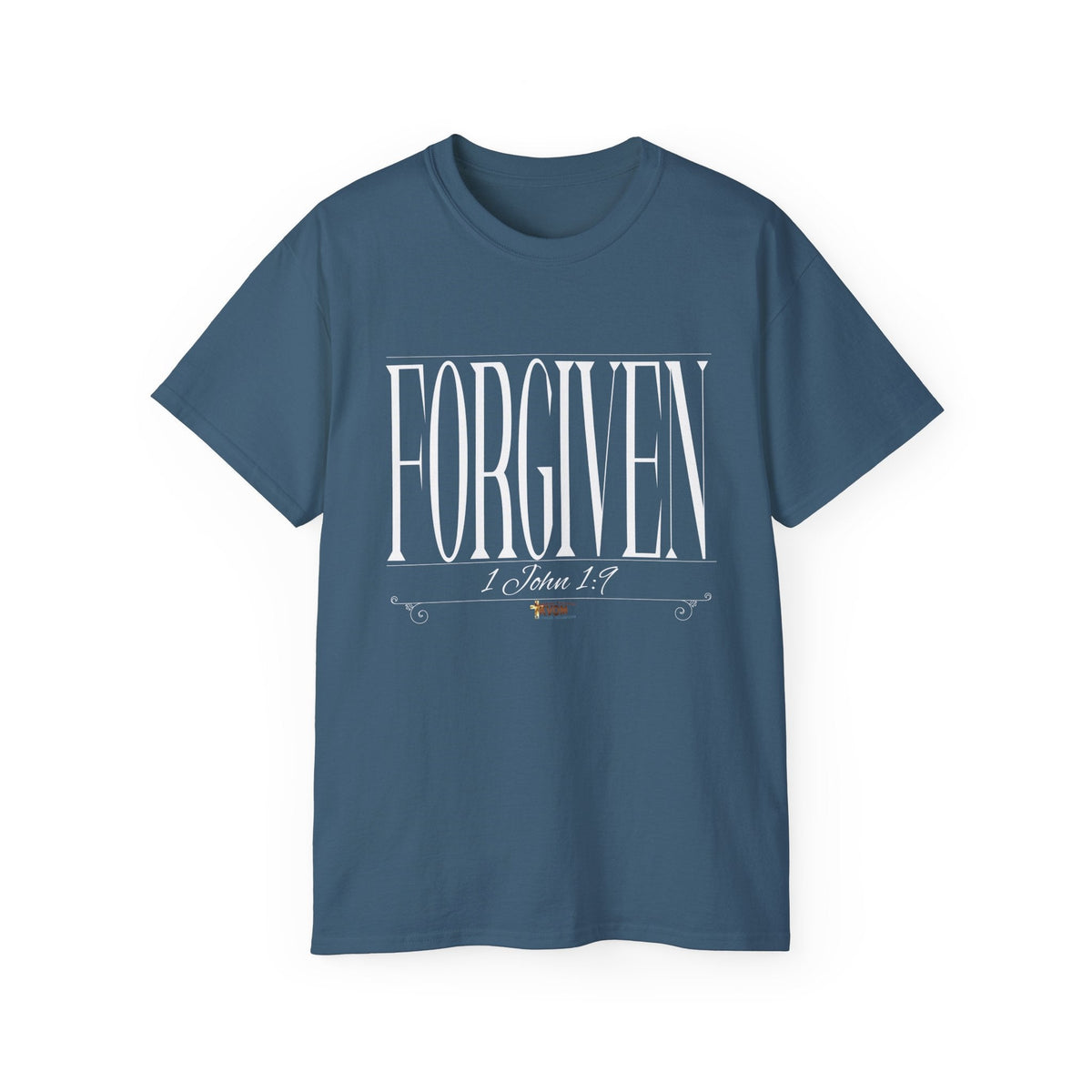 FORGIVEN "Stretched" Unisex T-Shirt, White Print-KVOM