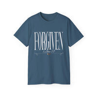 FORGIVEN "Stretched" Unisex T-Shirt, White Print-KVOM