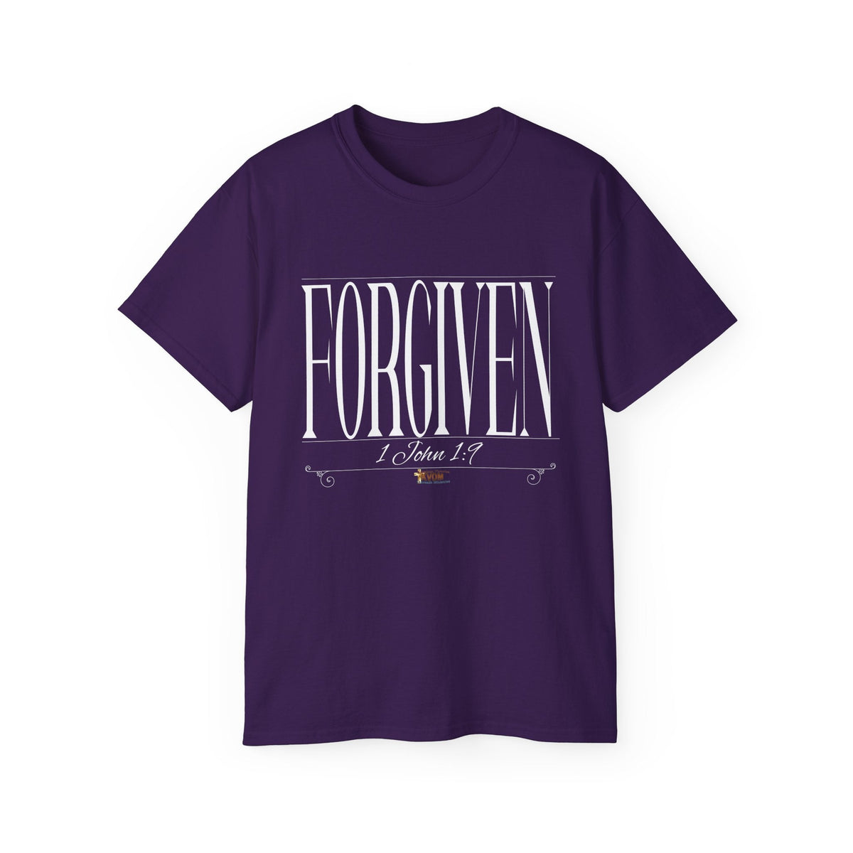 FORGIVEN "Stretched" Unisex T-Shirt, White Print-KVOM