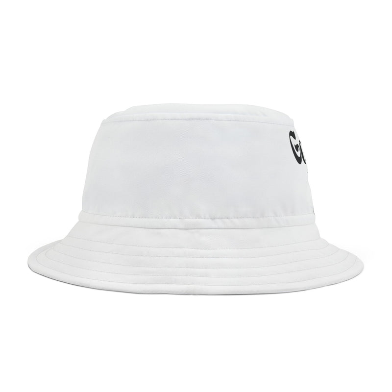 GOD GOT ME Unisex Bucket Hat White-KVOM; Christian Clothing; Women’s Clothing; Men's Clothes, Men's Hats, Women’s T-Shirts; Hoodies Sale; Ladies Tops; Ladies Dresses; Floral Tops; Floral Dresses; Flower Clothes; Activewear; Glorious; Psalms; Blessings On Blessings; Teens Clothing; Christian Book Store; Girl’s Clothing Sale; Mother’s Day Sale; Gifts For Sister; Christian Gifts; Gifts for Daughter; Spring Sale; Clearance Sale; Jesus; Christ Is King; Holy Ghost; God Got Me; Spiritual Warrior; Prophetic; Blessi