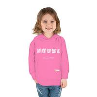 God Don't Play 'Bout Me Toddler Pullover Fleece Hoodie-Children's Clothing-KVOM