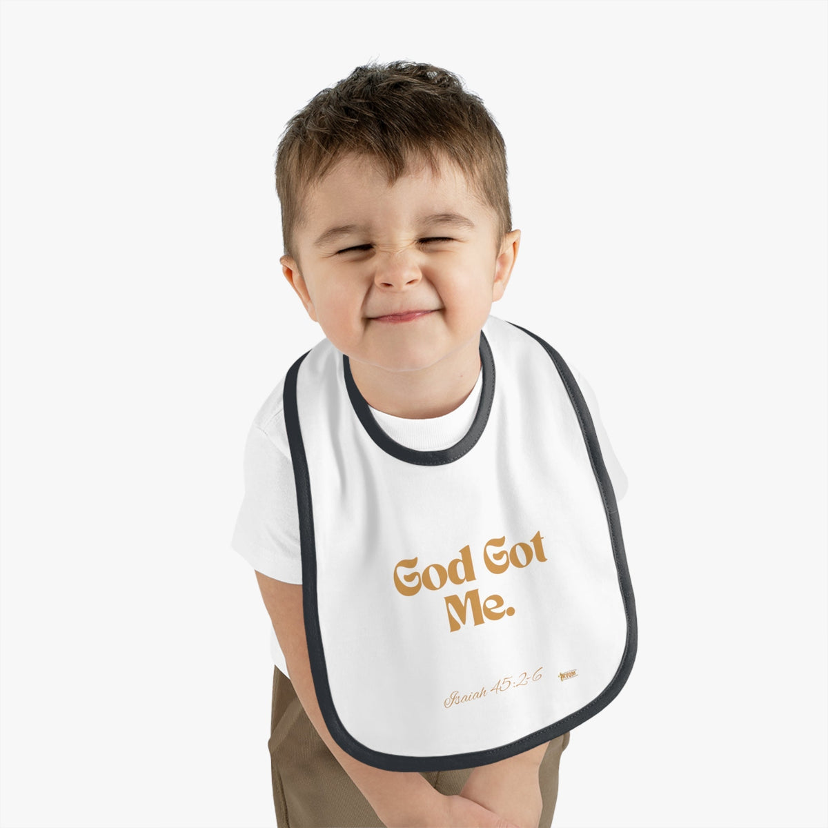 God Got Me Baby Bib