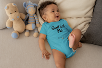 God Got Me Baby Bodysuit, Black Print