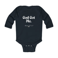 God Got Me Baby Long Sleeve Bodysuit