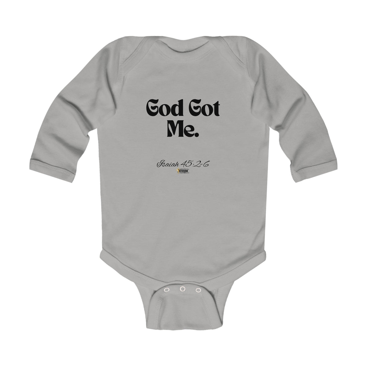 God Got Me Baby Long Sleeve Bodysuit