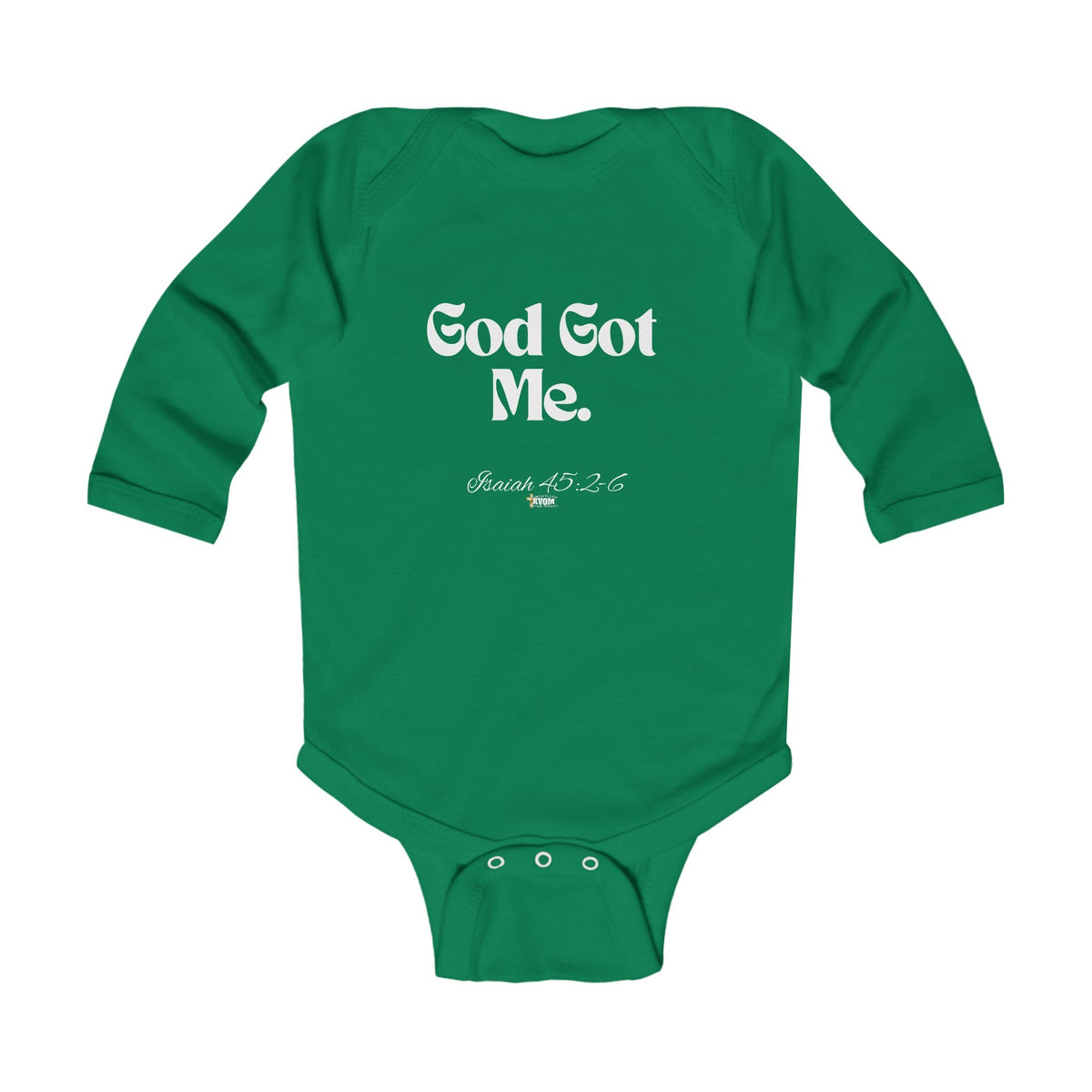 God Got Me Baby Long Sleeve Bodysuit