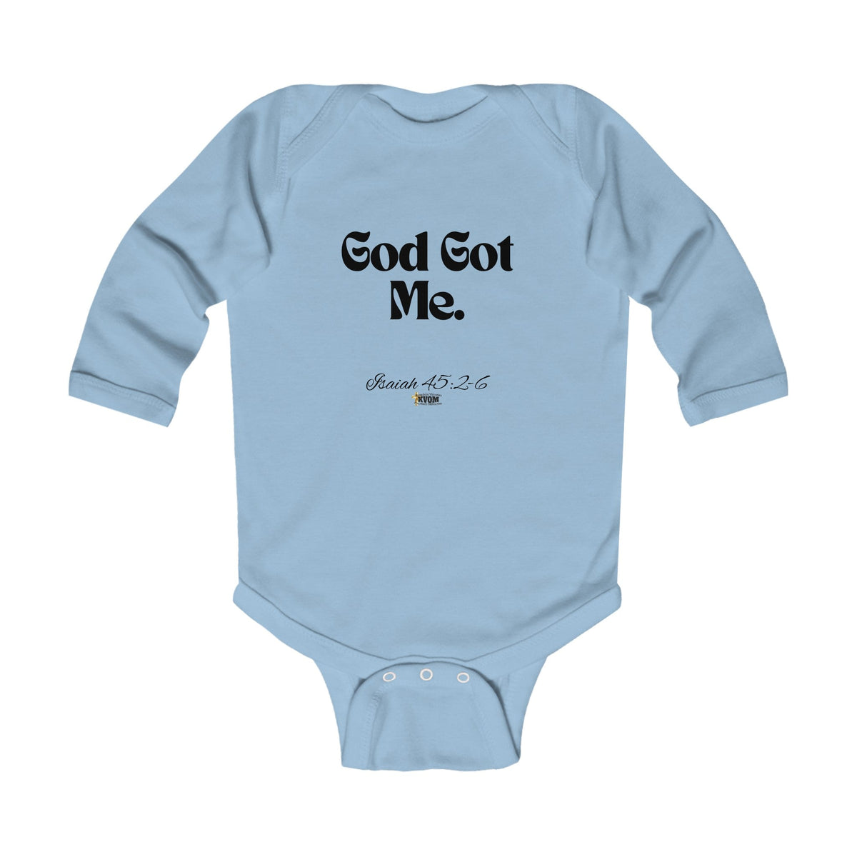 God Got Me Baby Long Sleeve Bodysuit