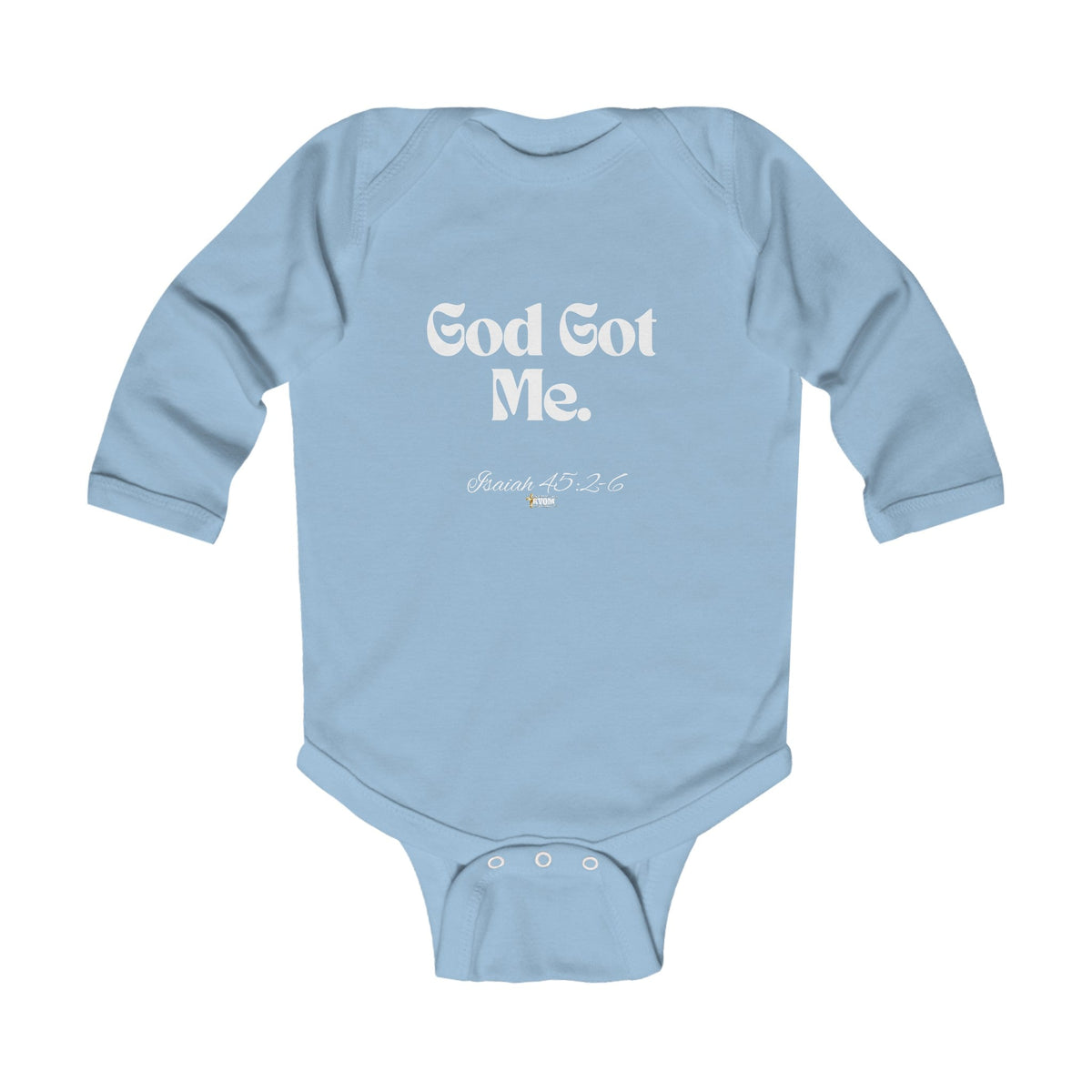 God Got Me Baby Long Sleeve Bodysuit