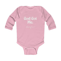 God Got Me Baby Long Sleeve Bodysuit