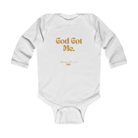 God Got Me Baby Long Sleeve Bodysuit