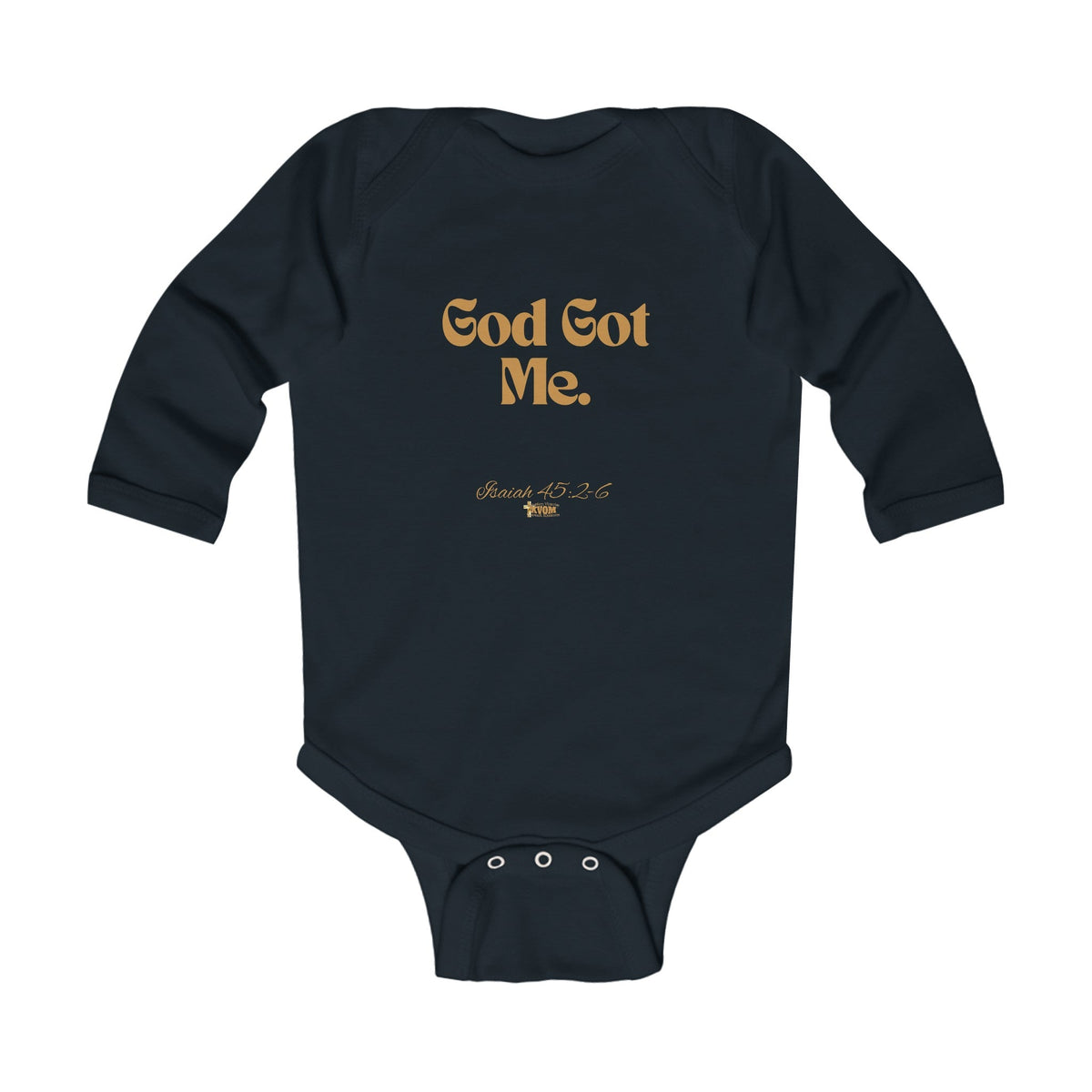 God Got Me Baby Long Sleeve Bodysuit