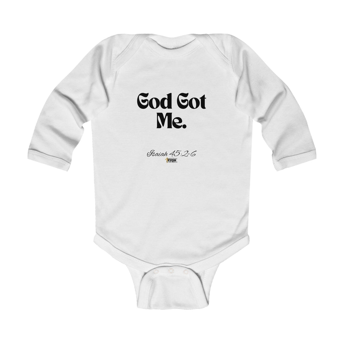 God Got Me Baby Long Sleeve Bodysuit