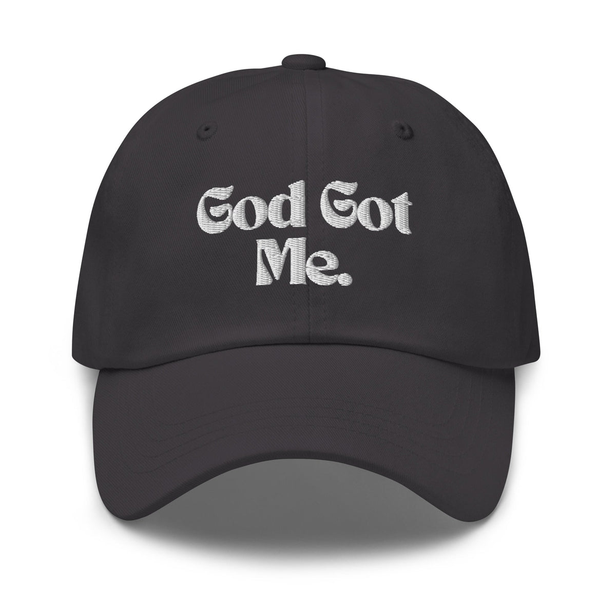 God Got Me Embroidered Hat, White Emblem-KVOM; Christian Clothing; Women’s Clothing; Men's Clothes, Men's Hats, Women’s T-Shirts; Hoodies Sale; Ladies Tops; Ladies Dresses; Floral Tops; Floral Dresses; Flower Clothes; Activewear; Glorious; Psalms; Blessings On Blessings; Teens Clothing; Christian Book Store; Girl’s Clothing Sale; Mother’s Day Sale; Gifts For Sister; Christian Gifts; Gifts for Daughter; Spring Sale; Clearance Sale; Jesus; Christ Is King; Holy Ghost; God Got Me; Spiritual Warrior; Prophetic; 