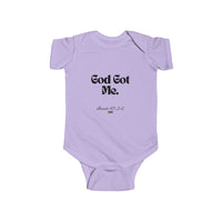 God Got Me Infant Jersey Bodysuit