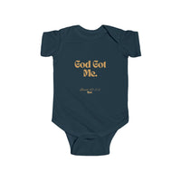 God Got Me Infant Jersey Bodysuit